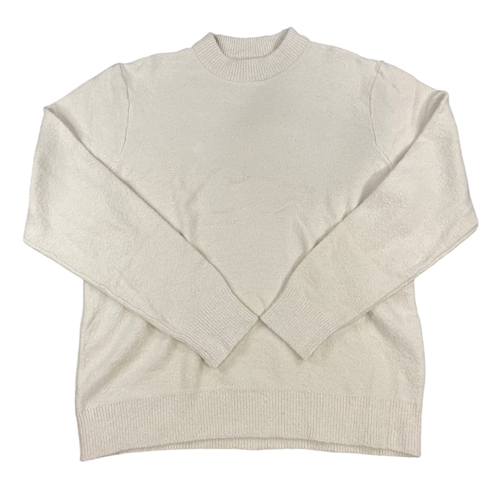 JACK & JONES Men's M Moonbeam Knit Crew Neck Sweater Long Sleeve Casual